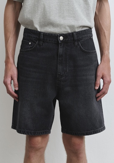  Mavi Houston Street Antrasit Denim Jean Şort 0410672-89813