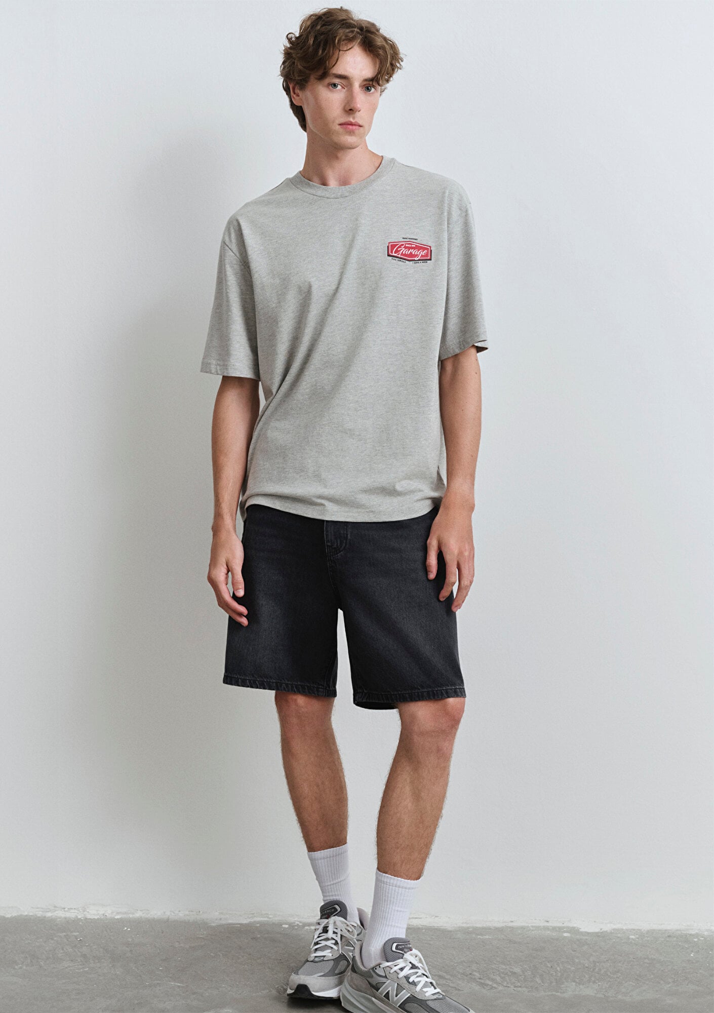  Mavi Houston Street Antrasit Denim Jean Şort 0410672-89813