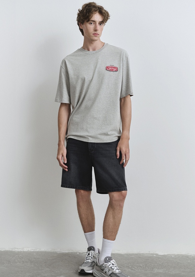  Mavi Houston Street Antrasit Denim Jean Şort 0410672-89813