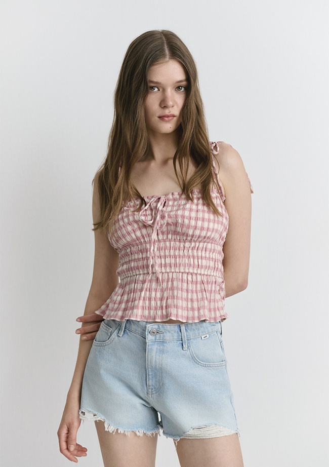  Mavi Tyra 90lar Buz Mavi Jean Şort 1410011-89737