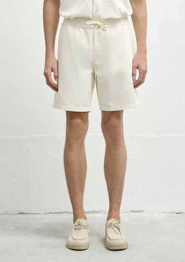  Mavi Dayton Casual Ekru Jean Şort 0410093-90390