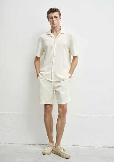  Mavi Dayton Casual Ekru Jean Şort 0410093-90390