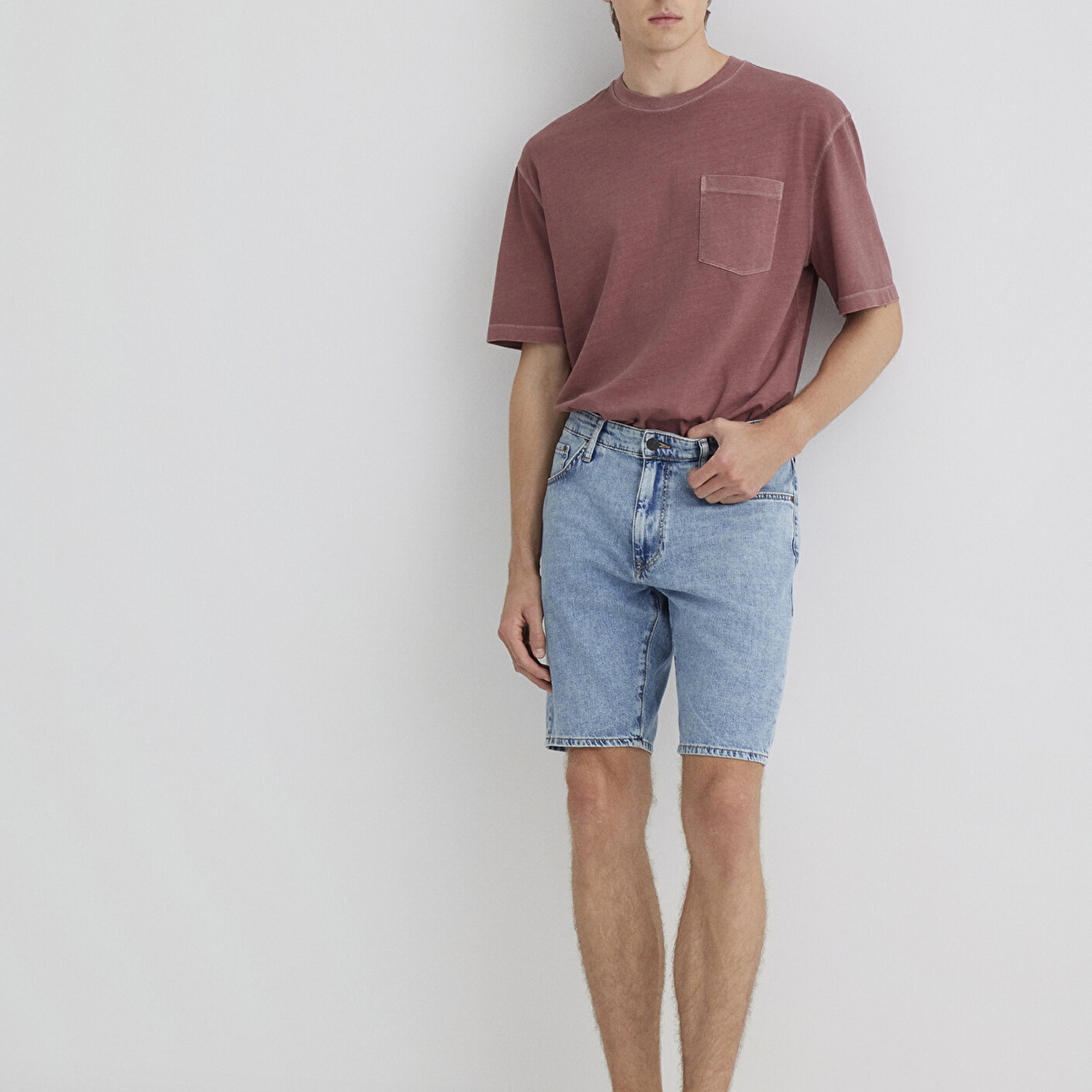 Mavi Lucas Street Vintage Açık Mavi Jean Şort 0412607-90388