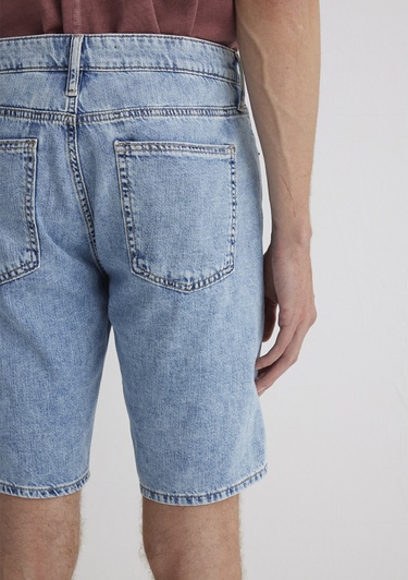  Mavi Lucas Street Vintage Açık Mavi Jean Şort 0412607-90388