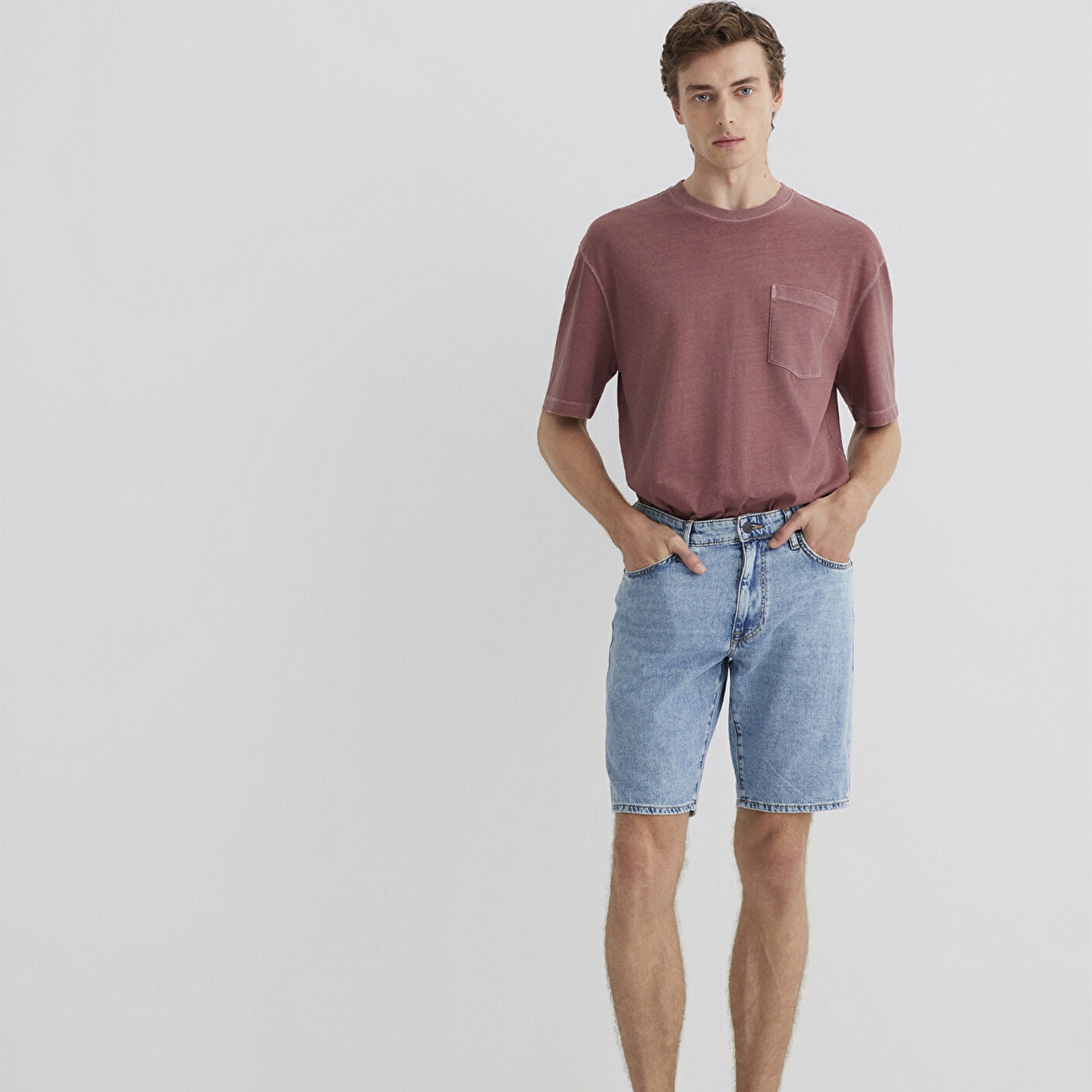 Mavi Lucas Street Vintage Açık Mavi Jean Şort 0412607-90388