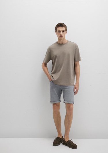  Mavi Brian 90lar Açık Gri Jean Şort 0418489820