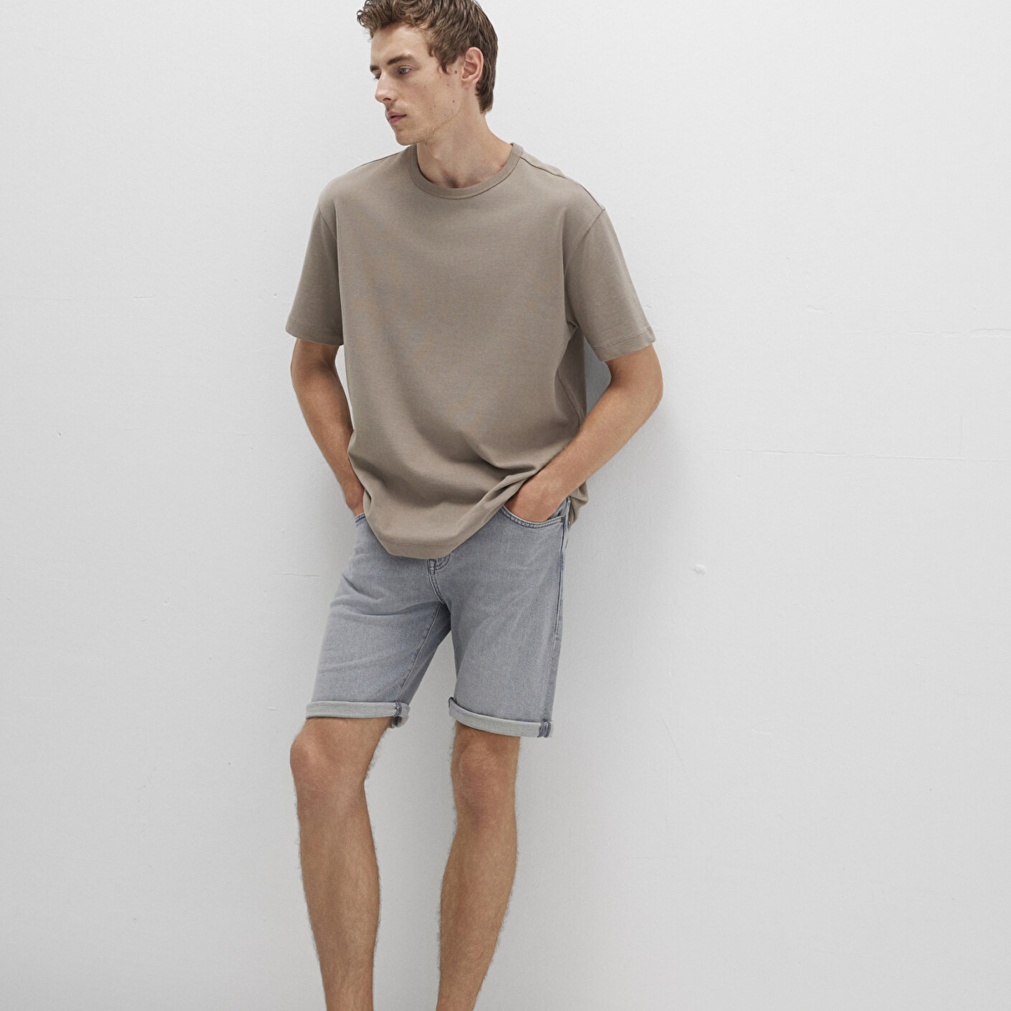 Mavi Brian 90lar Açık Gri Jean Şort 0418489820