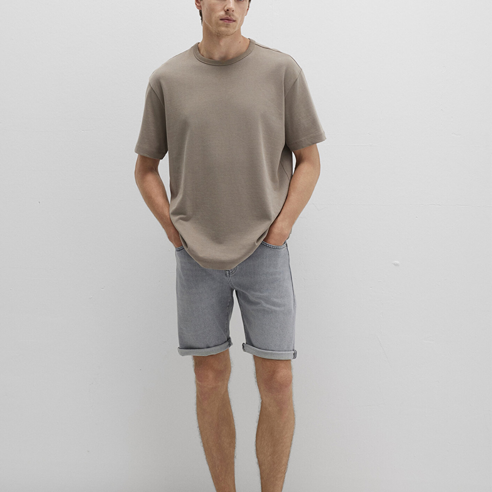 Mavi Brian 90lar Açık Gri Jean Şort 0418489820