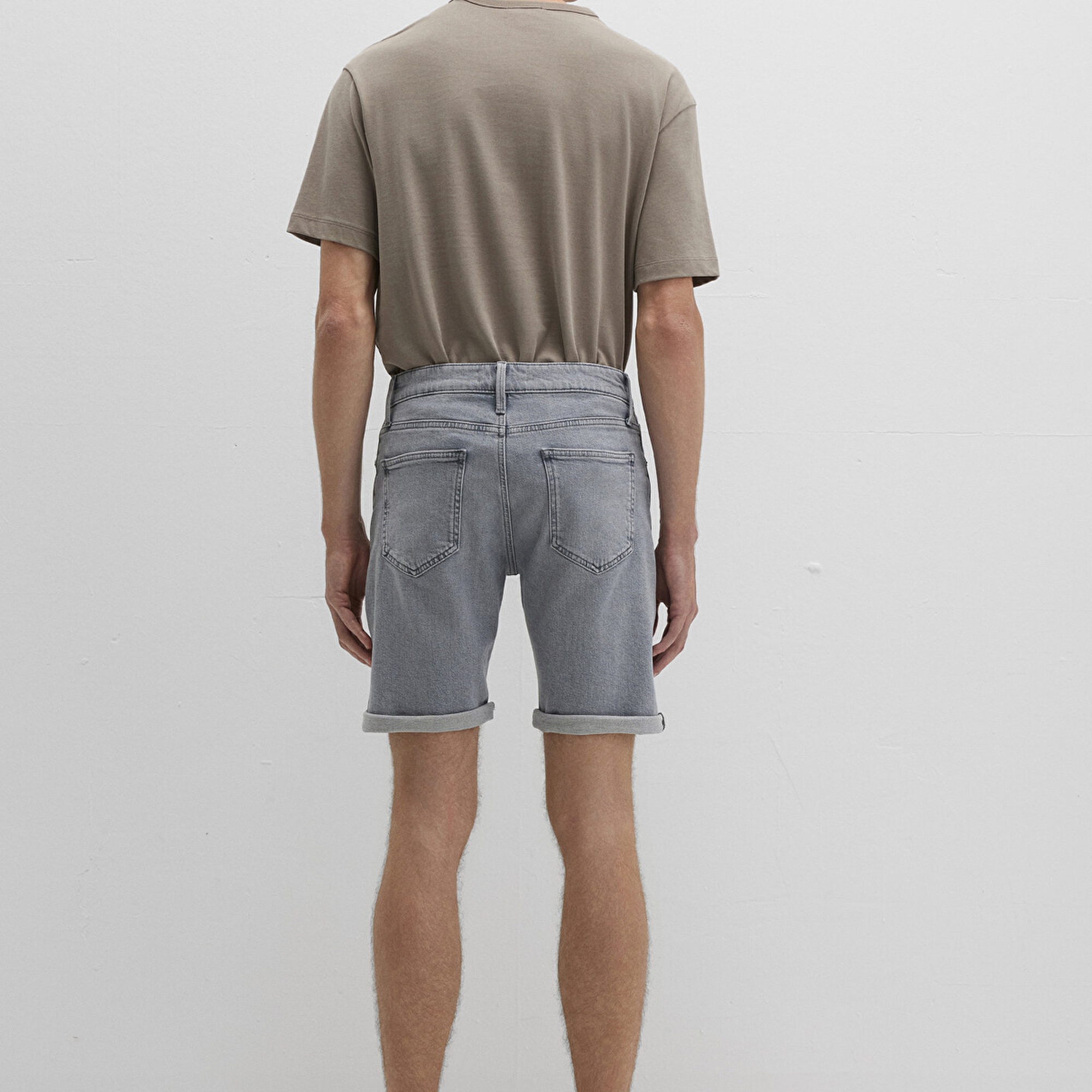 Mavi Brian 90lar Açık Gri Jean Şort 0418489820