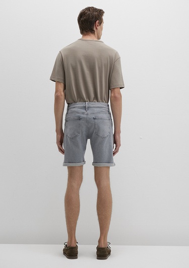  Mavi Brian 90lar Açık Gri Jean Şort 0418489820