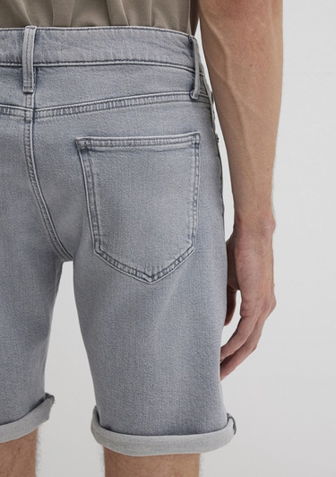  Mavi Brian 90lar Açık Gri Jean Şort 0418489820