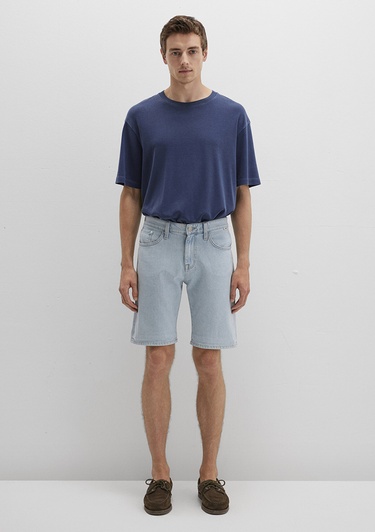  Mavi Brian 90lar Buz Mavi Jean Şort 0418489808