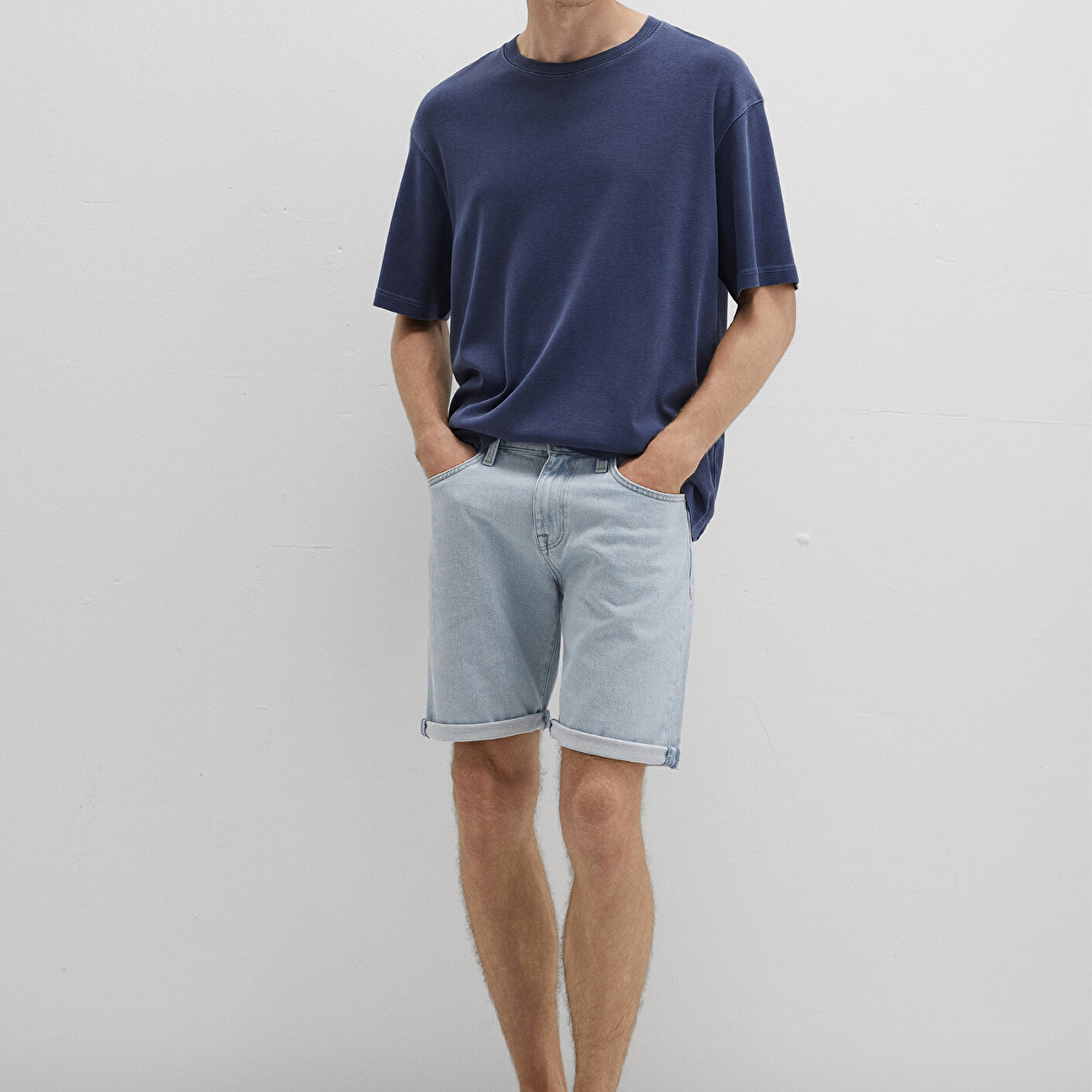 Mavi Brian 90lar Buz Mavi Jean Şort 0418489808