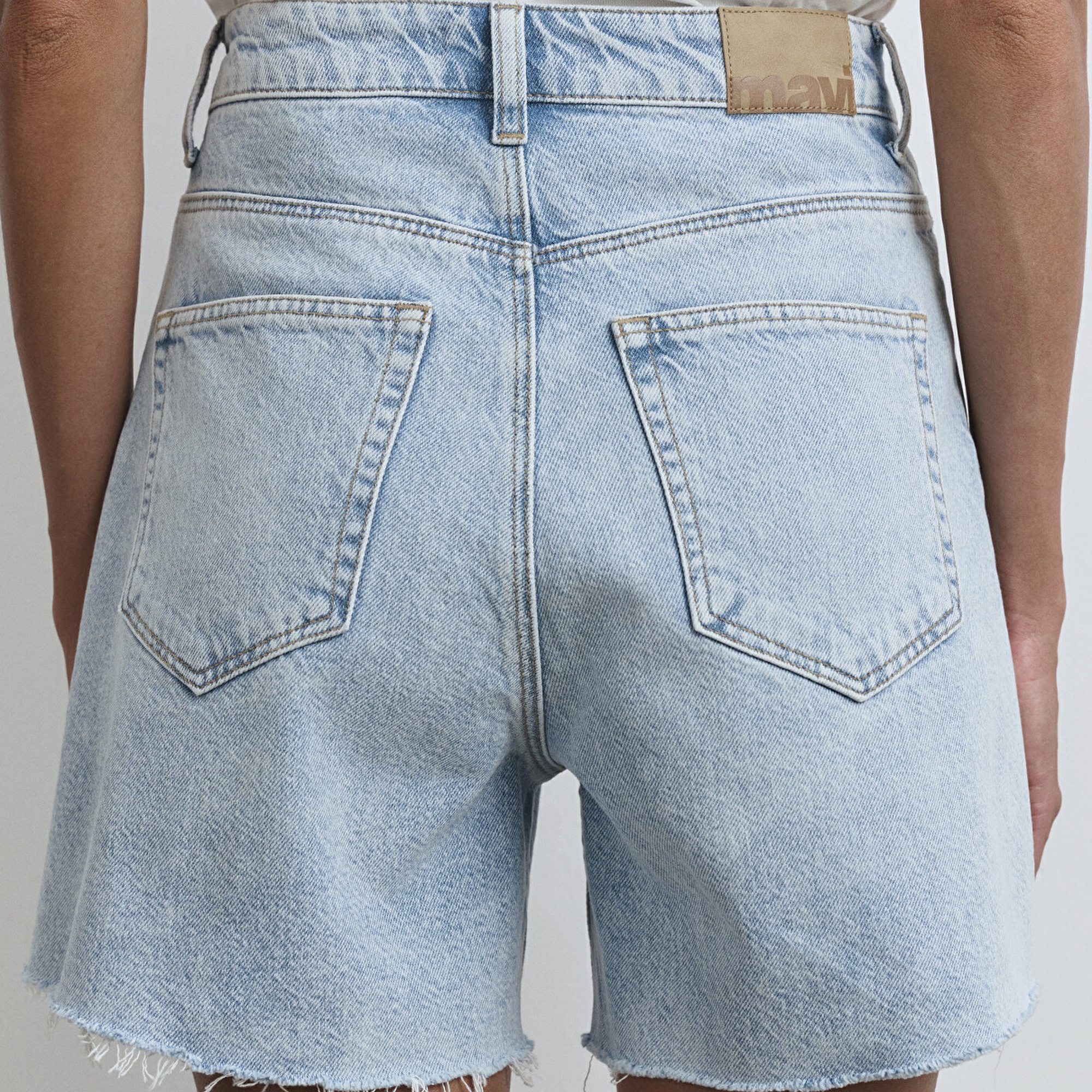 Mavi Millie 90lar Açık Mavi Jean Şort 1458989752