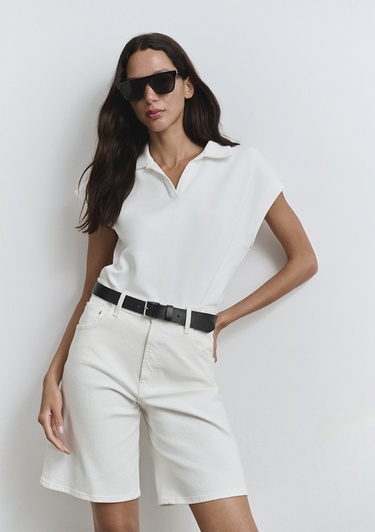  Mavi Melina Real Blue Kırık Beyaz Jean Şort 1410144-89746