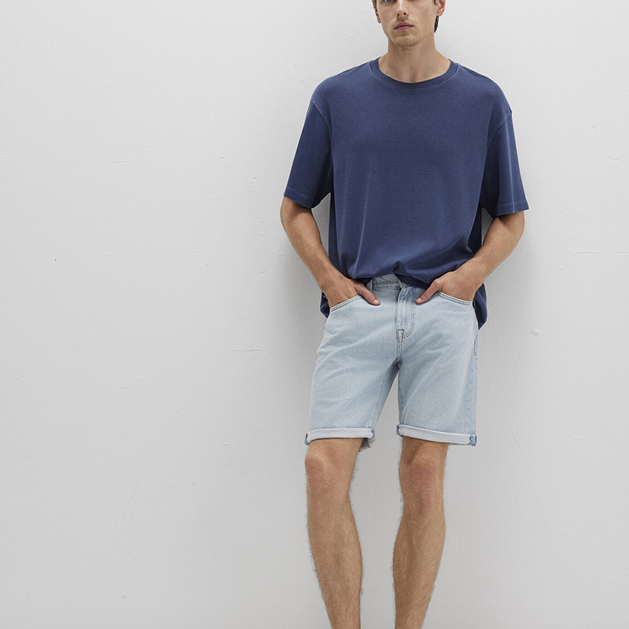 Mavi Brian 90lar Buz Mavi Jean Şort 0418489808