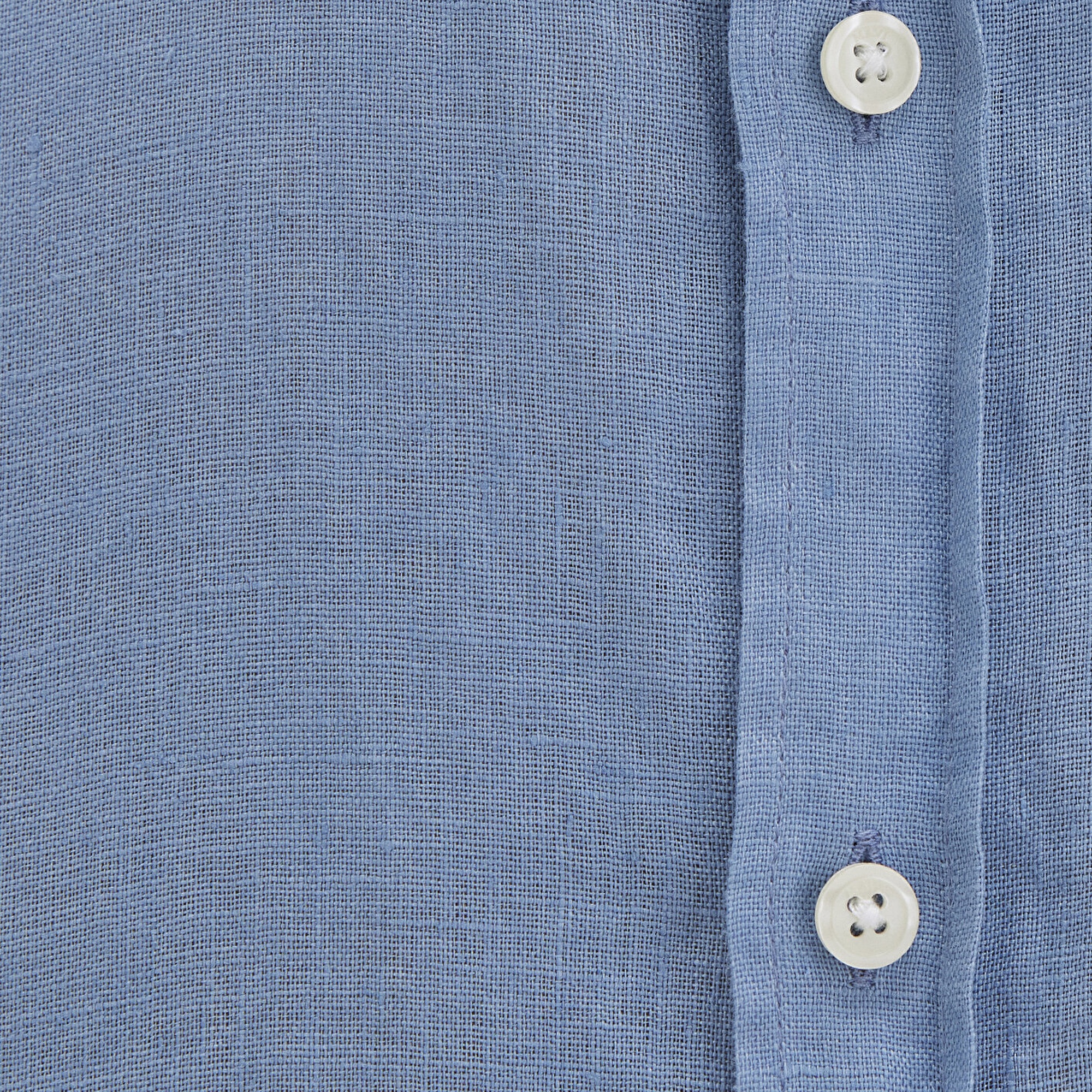 Mavi Mavi Keten Gömlek Slim Fit / Dar Kesim 0211466-70731