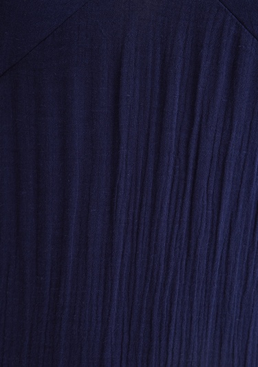  Mavi Keten Karışımlı Lacivert Elbise 1310797-70495