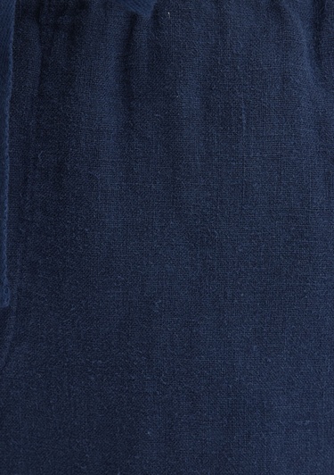  Mavi Lacivert Keten Şort  0410103-82183