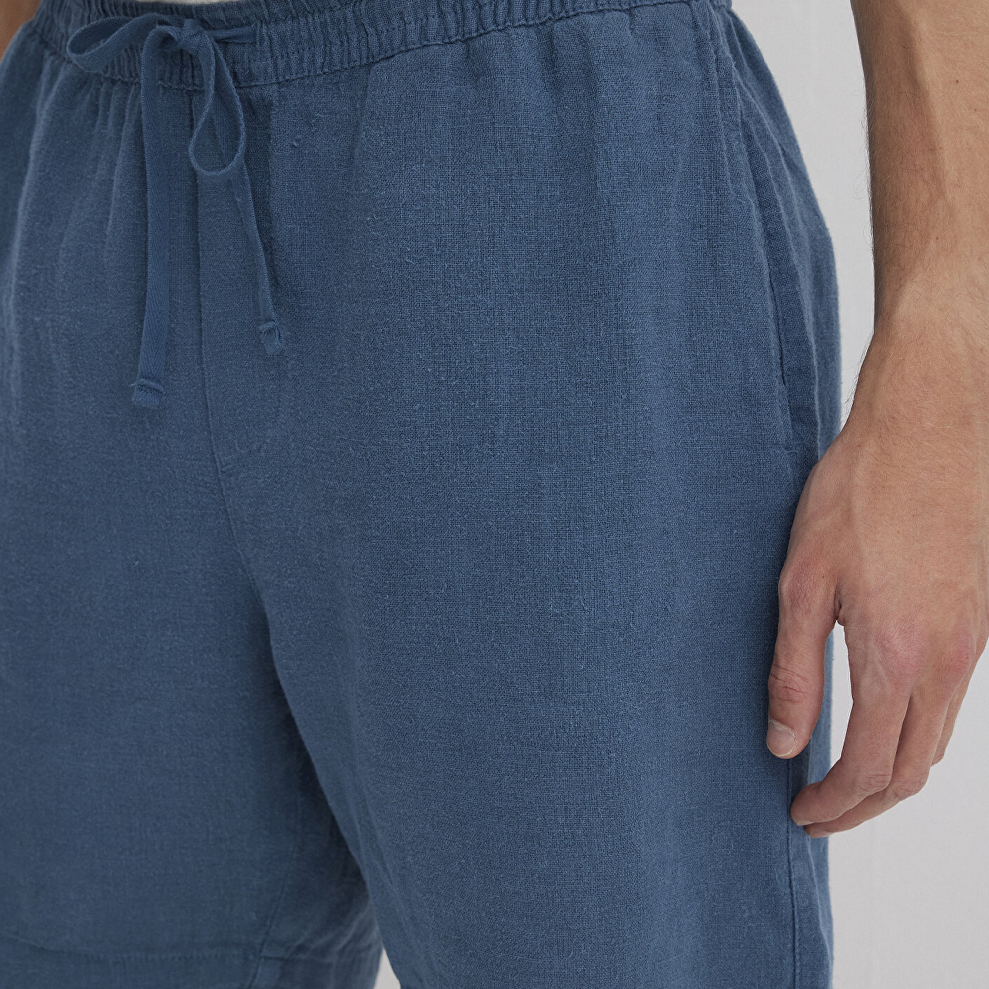 Mavi Mavi Keten Şort 0410103-89798