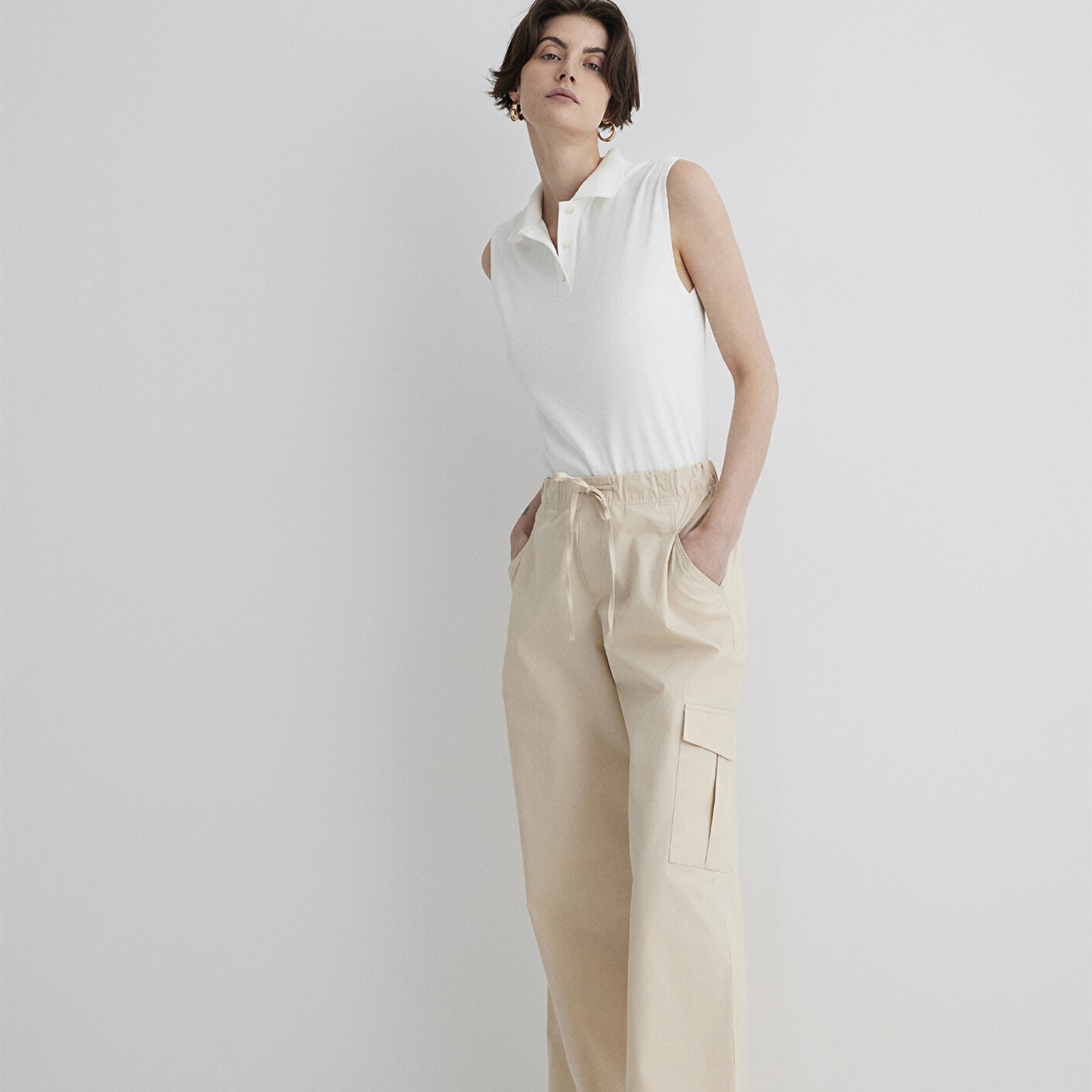 Mavi Ekru Pantolon 1011078-70003