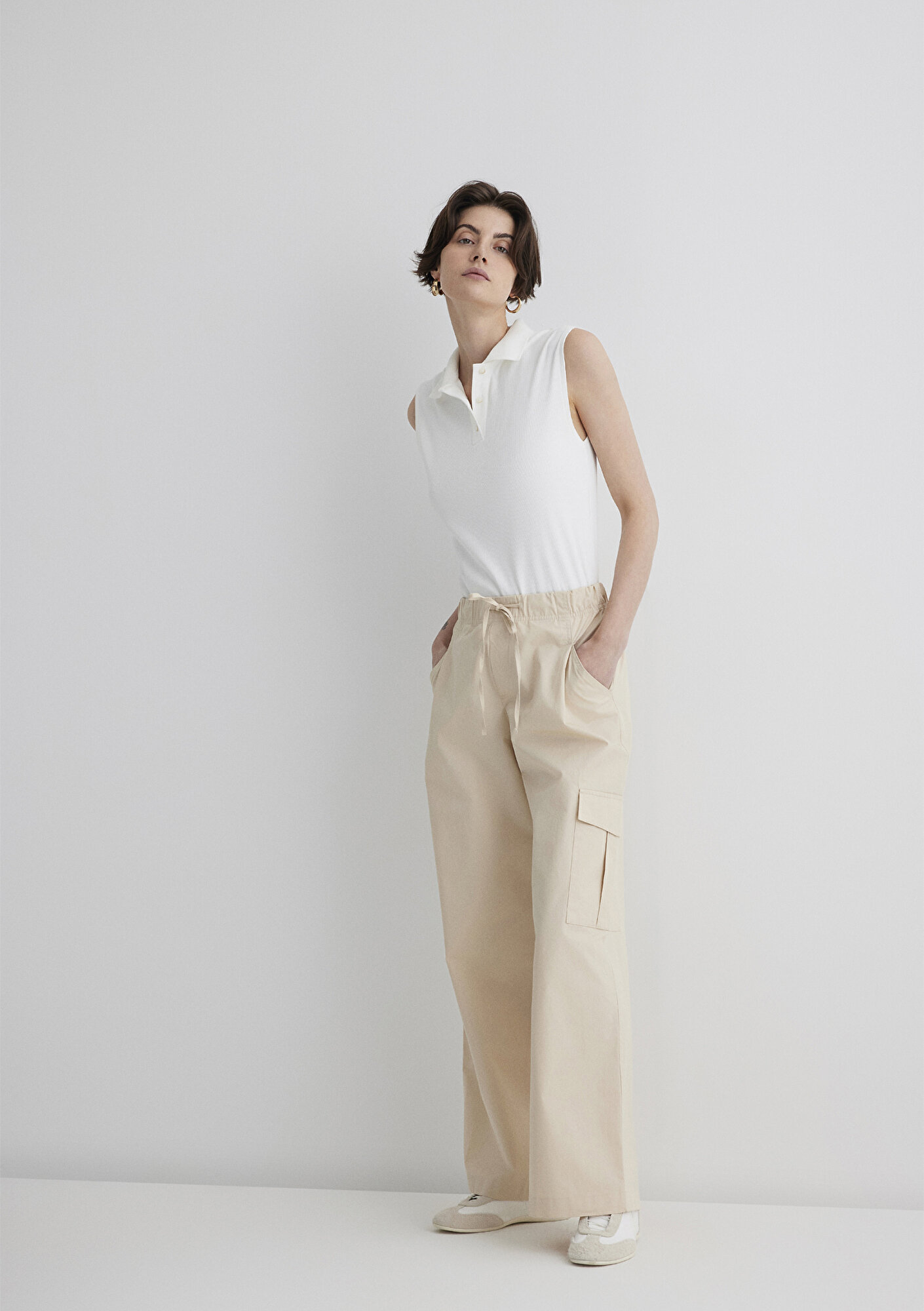  Mavi Ekru Pantolon 1011078-70003