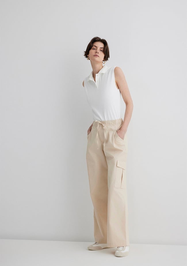  Mavi Ekru Pantolon 1011078-70003