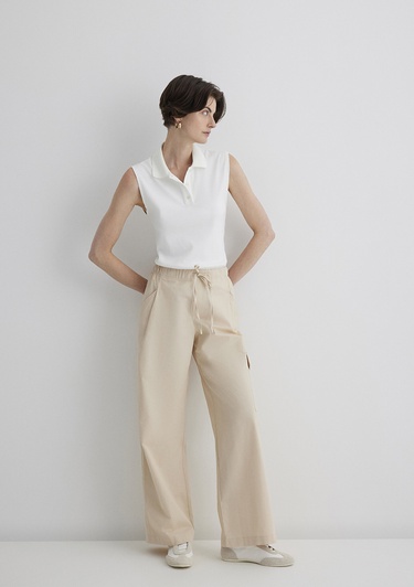  Mavi Ekru Pantolon 1011078-70003