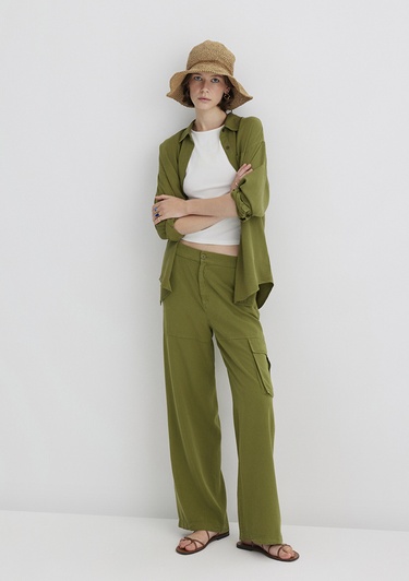  Mavi Yeşil Pantolon 1011079-71862