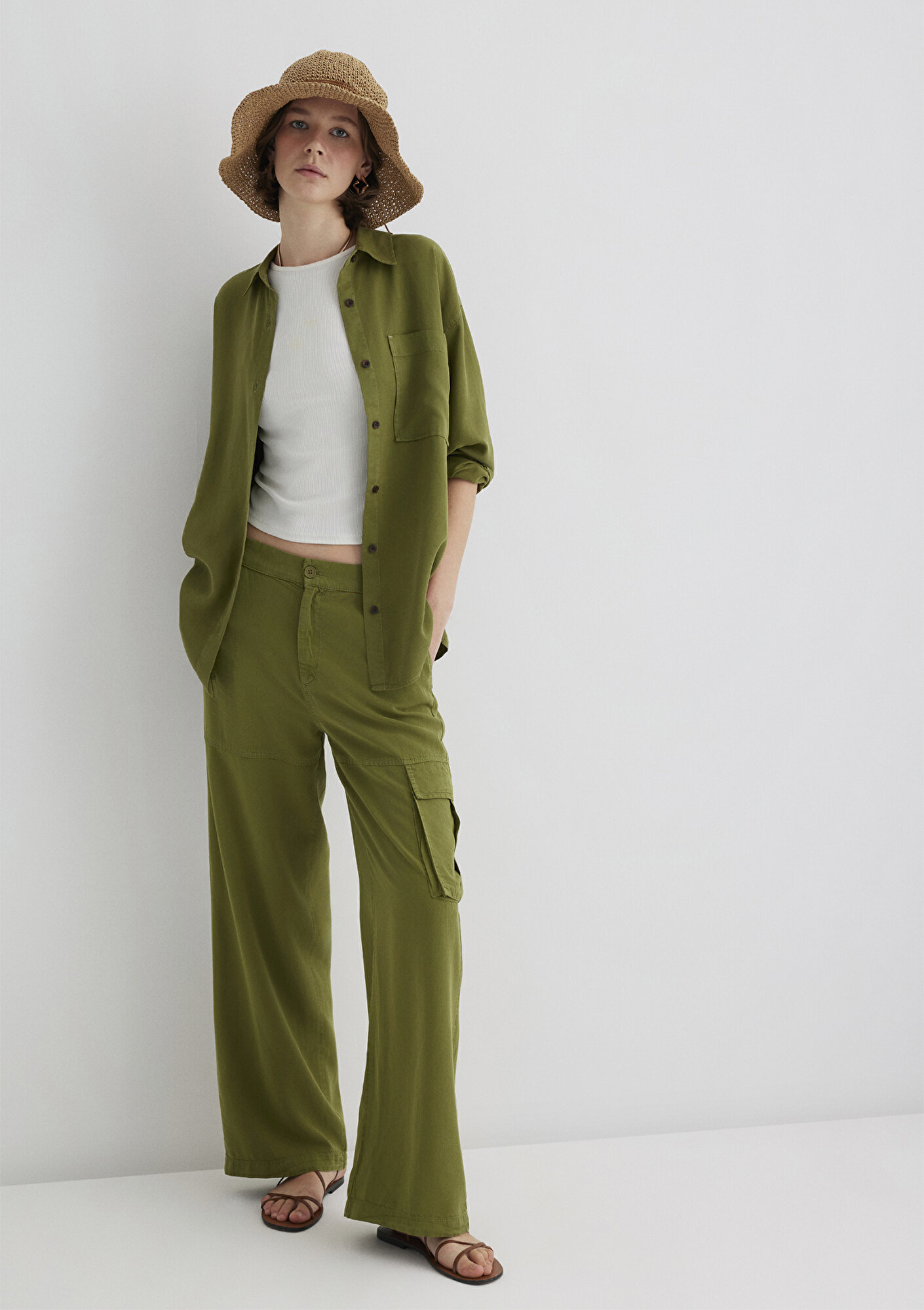  Mavi Yeşil Pantolon 1011079-71862