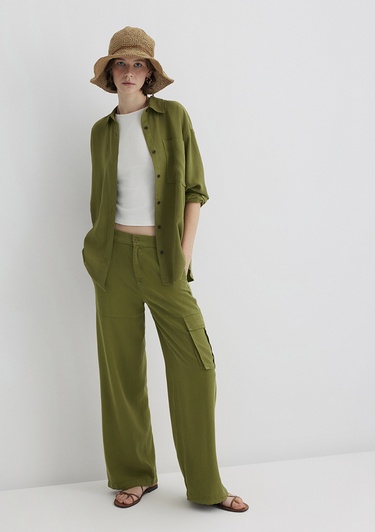  Mavi Yeşil Pantolon 1011079-71862