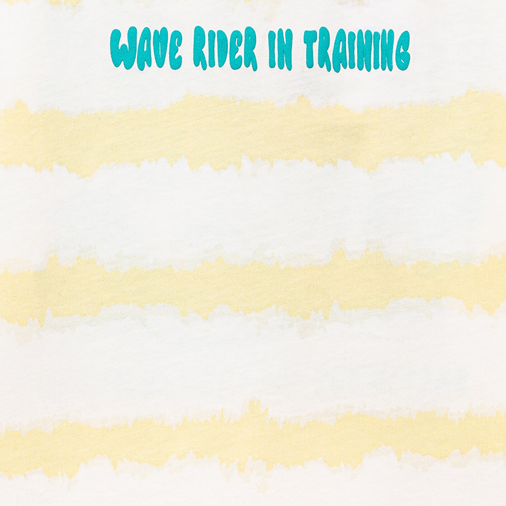 Mavi Baskılı Sarı Tişört Oversize / Geniş Kesim 6610333-89949