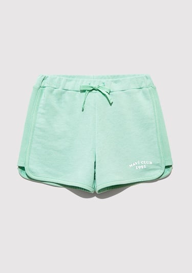  Mavi Mavi Club Baskılı Yeşil Şort 7410008-71447