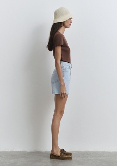  Mavi Verna Mavi Premium Buz Mavi Jean Şort 1410059-89754