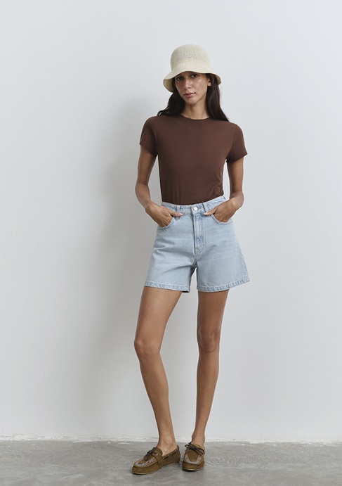  Mavi Verna Mavi Premium Buz Mavi Jean Şort 1410059-89754