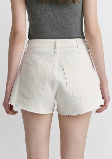  Mavi Rosie 90lar Beyaz Jean Şort 1447489739