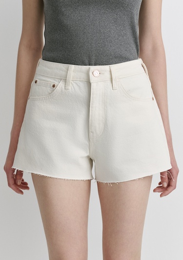  Mavi Rosie 90lar Beyaz Jean Şort 1447489739