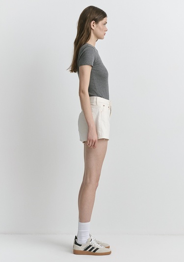  Mavi Rosie 90lar Beyaz Jean Şort 1447489739