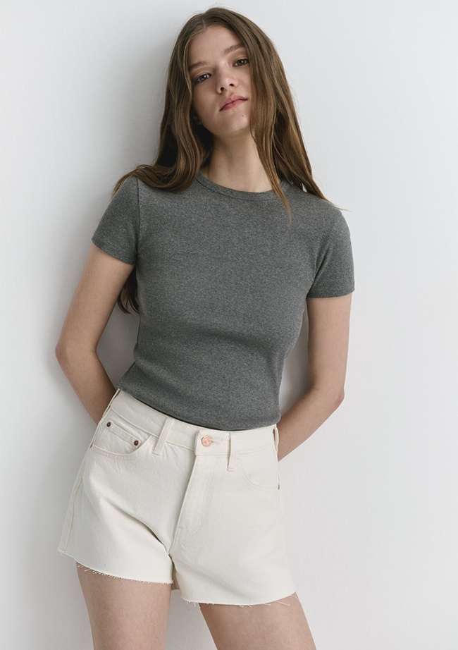  Mavi Rosie 90lar Beyaz Jean Şort 1447489739