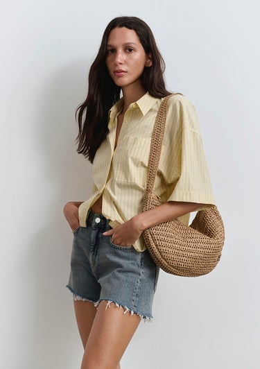  Mavi Rosie 90lar Puslu Indigo Mavisi Jean Şort 1447489740