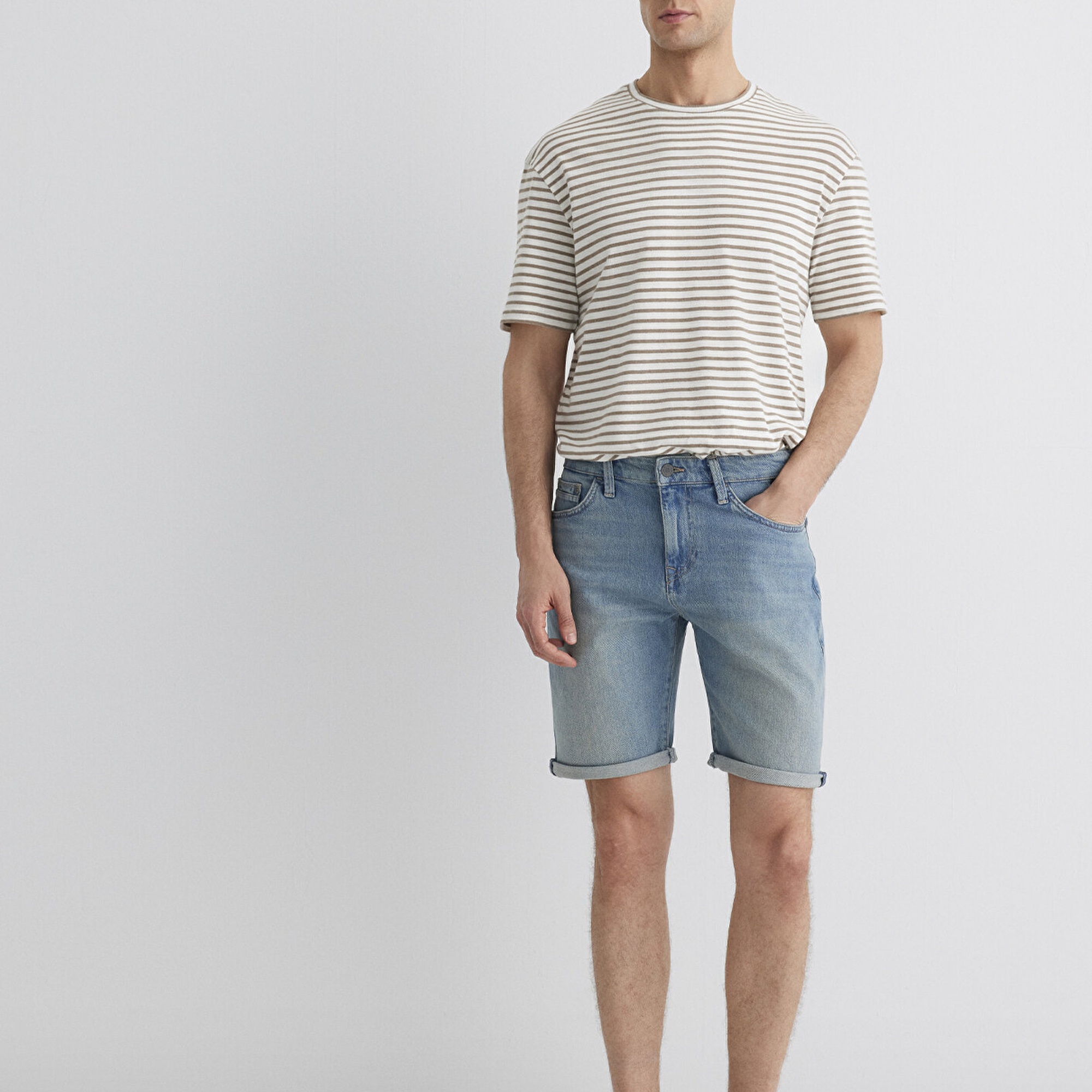 Mavi Brian 90lar Vintage Indigo Mavi Jean Şort 0418485360