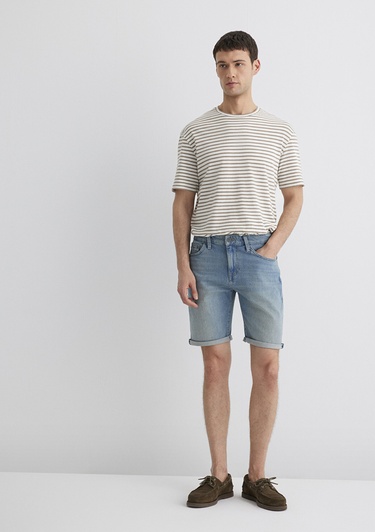  Mavi Brian 90lar Vintage Indigo Mavi Jean Şort 0418485360