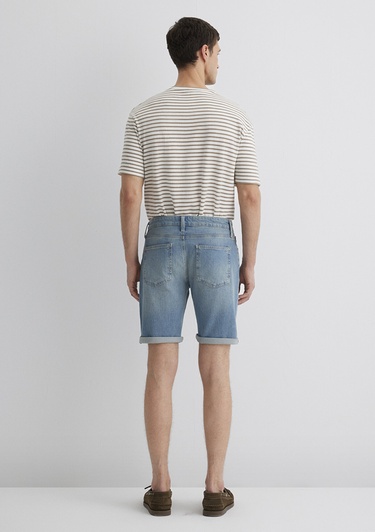  Mavi Brian 90lar Vintage Indigo Mavi Jean Şort 0418485360