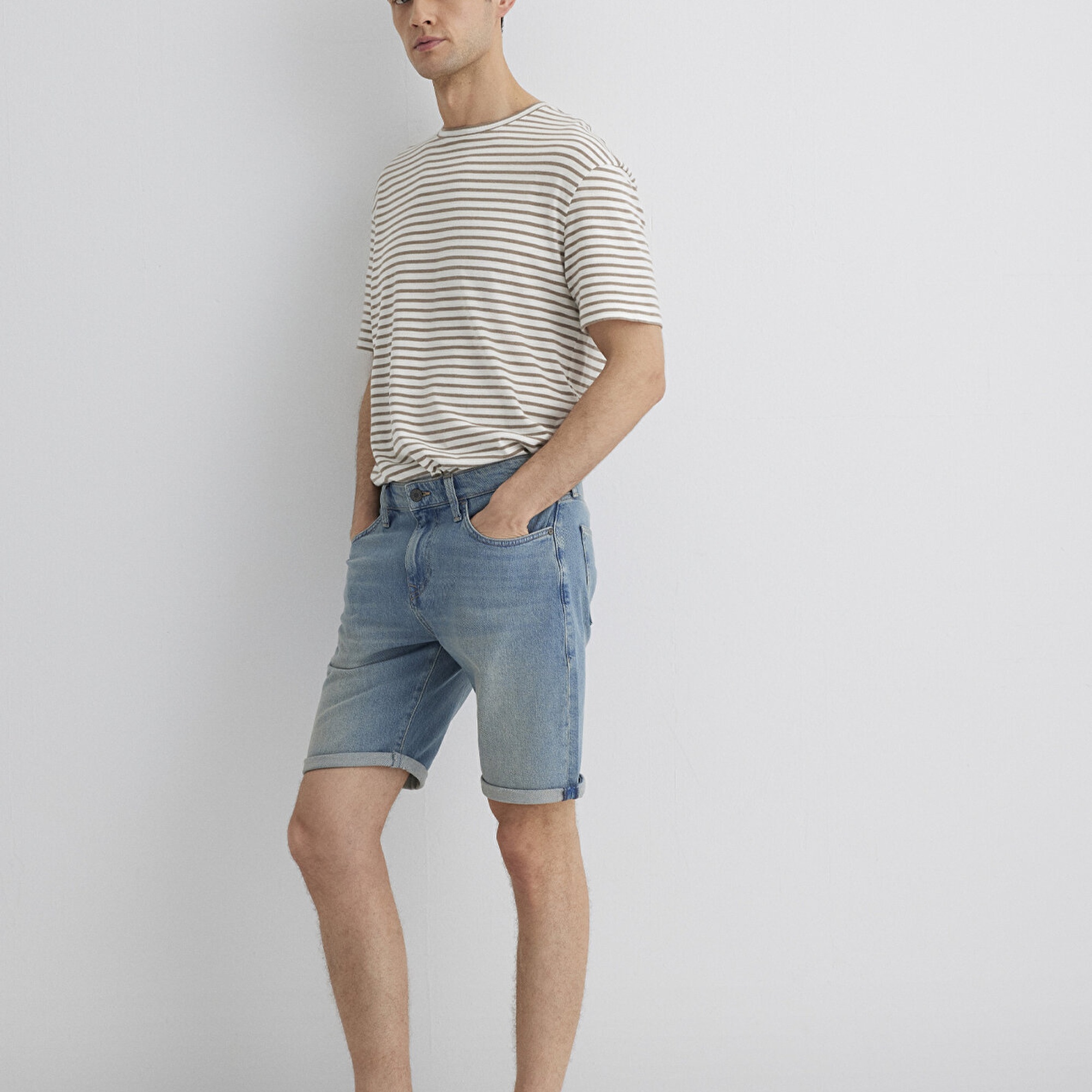 Mavi Brian 90lar Vintage Indigo Mavi Jean Şort 0418485360