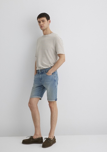  Mavi Brian 90lar Vintage Indigo Mavi Jean Şort 0418485360