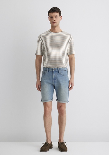  Mavi Brian 90lar Vintage Indigo Mavi Jean Şort 0418485360