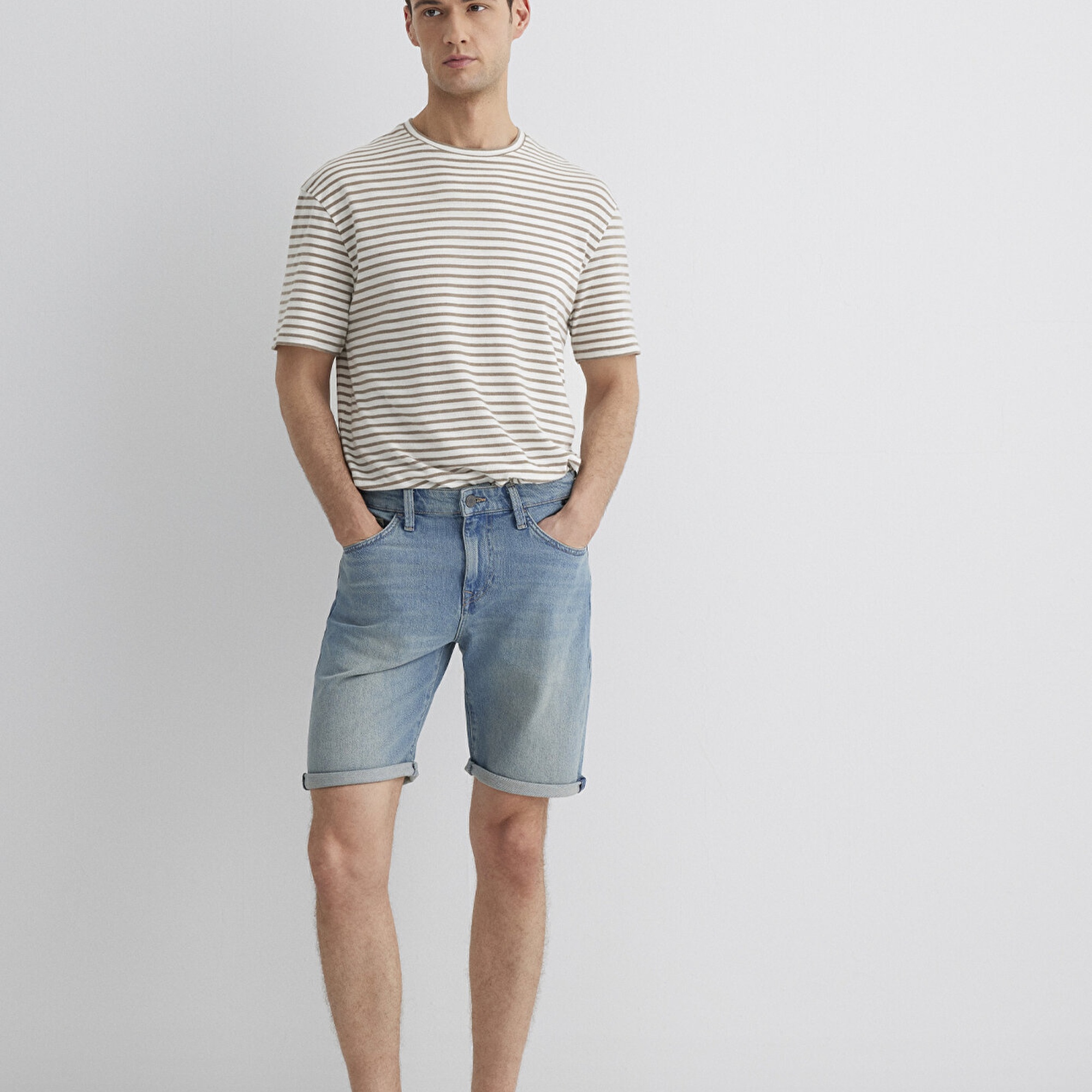 Mavi Brian 90lar Vintage Indigo Mavi Jean Şort 0418485360