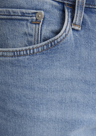  Mavi Brian 90lar Canlı Mavi Jean Şort 0418489818