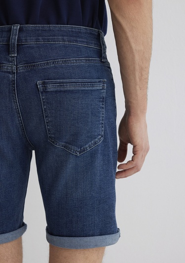  Mavi Brian Premium Blue Koyu Vintage Mavi Jean Şort 0418489817