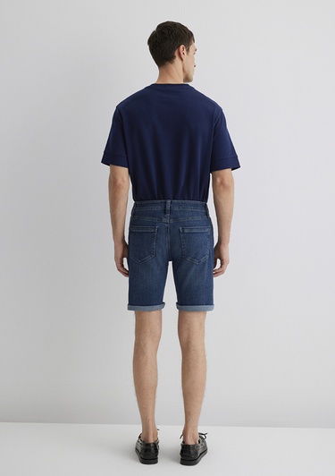  Mavi Brian Premium Blue Koyu Vintage Mavi Jean Şort 0418489817